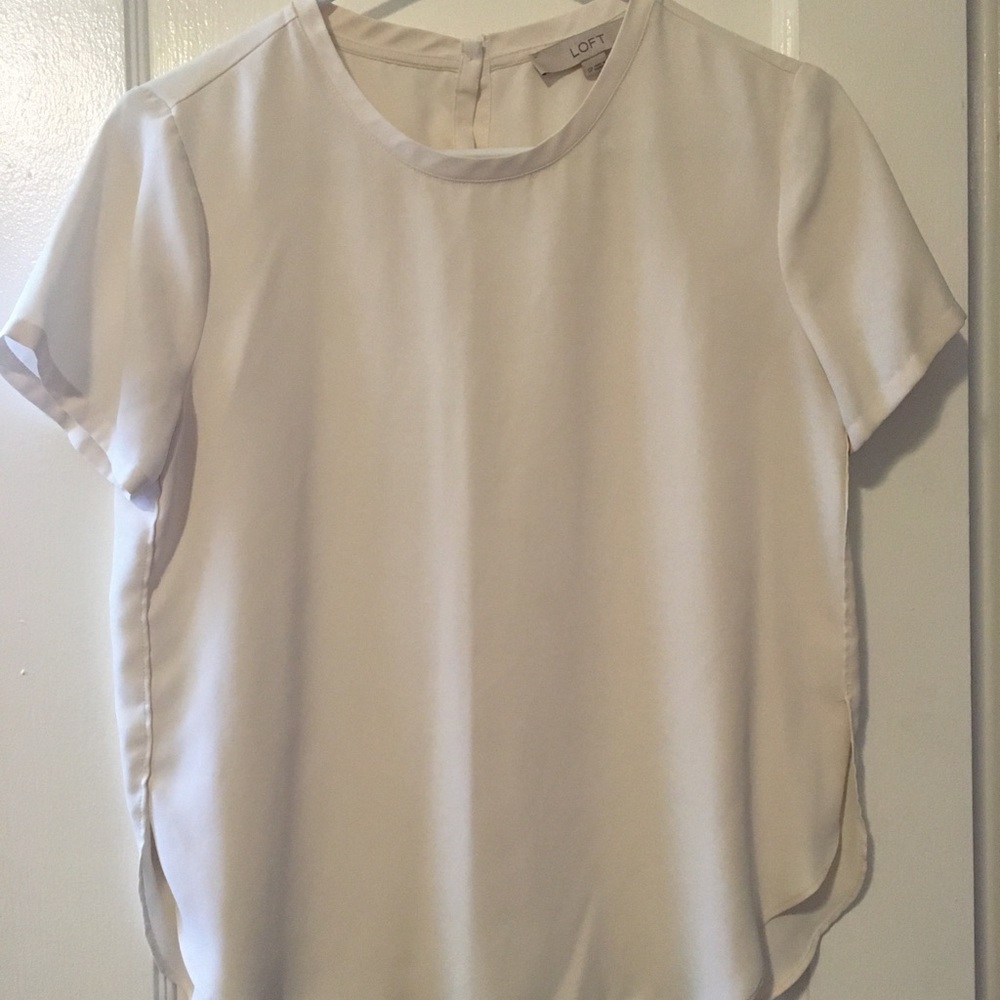 White LOFT Blouse